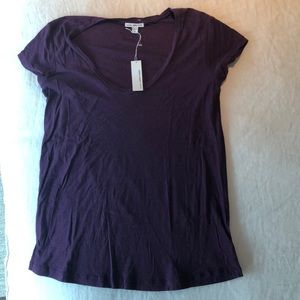 NEW James Perse deep v neck t shirt-NWT
